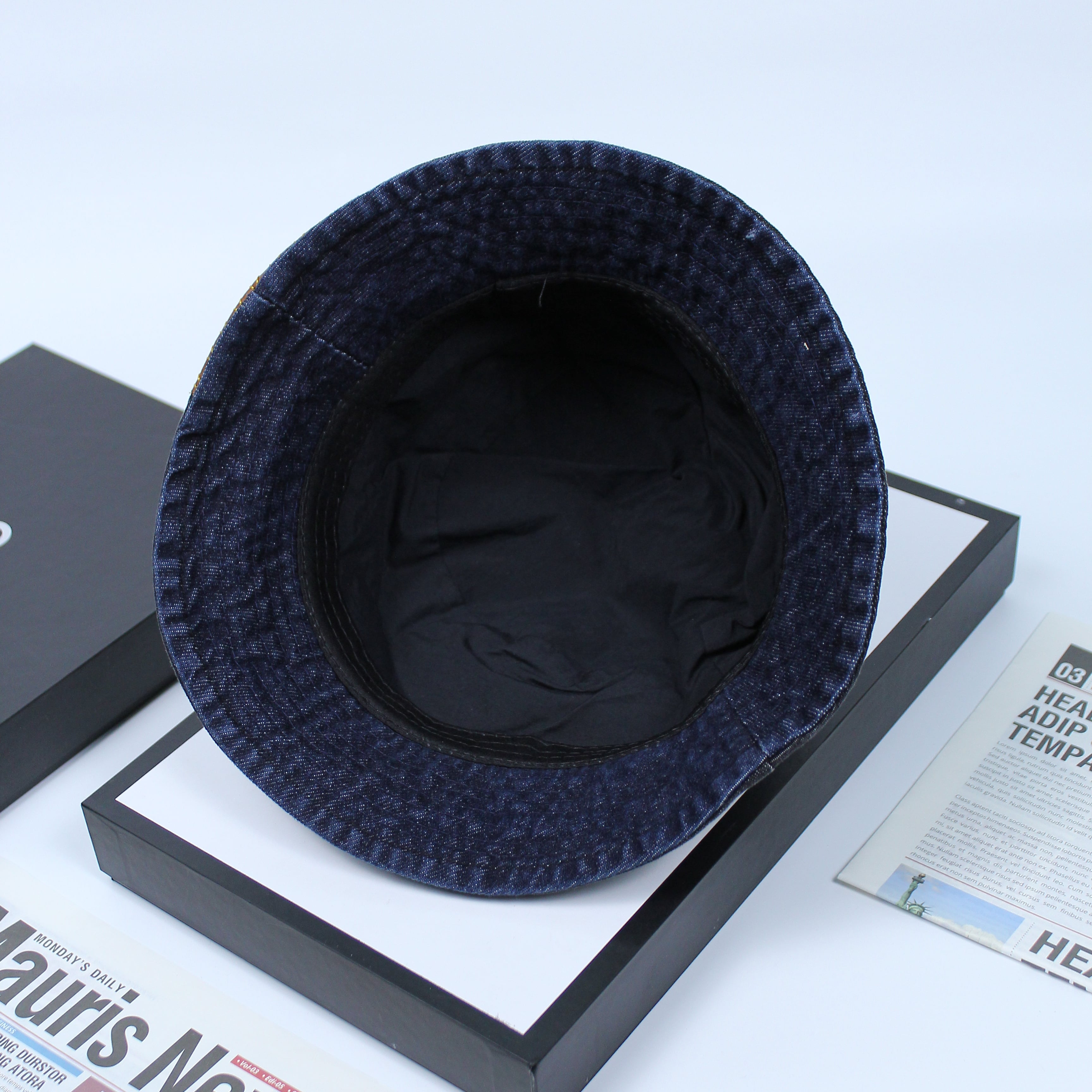 Nón Bucket, Nón Vành NY Đen - B01