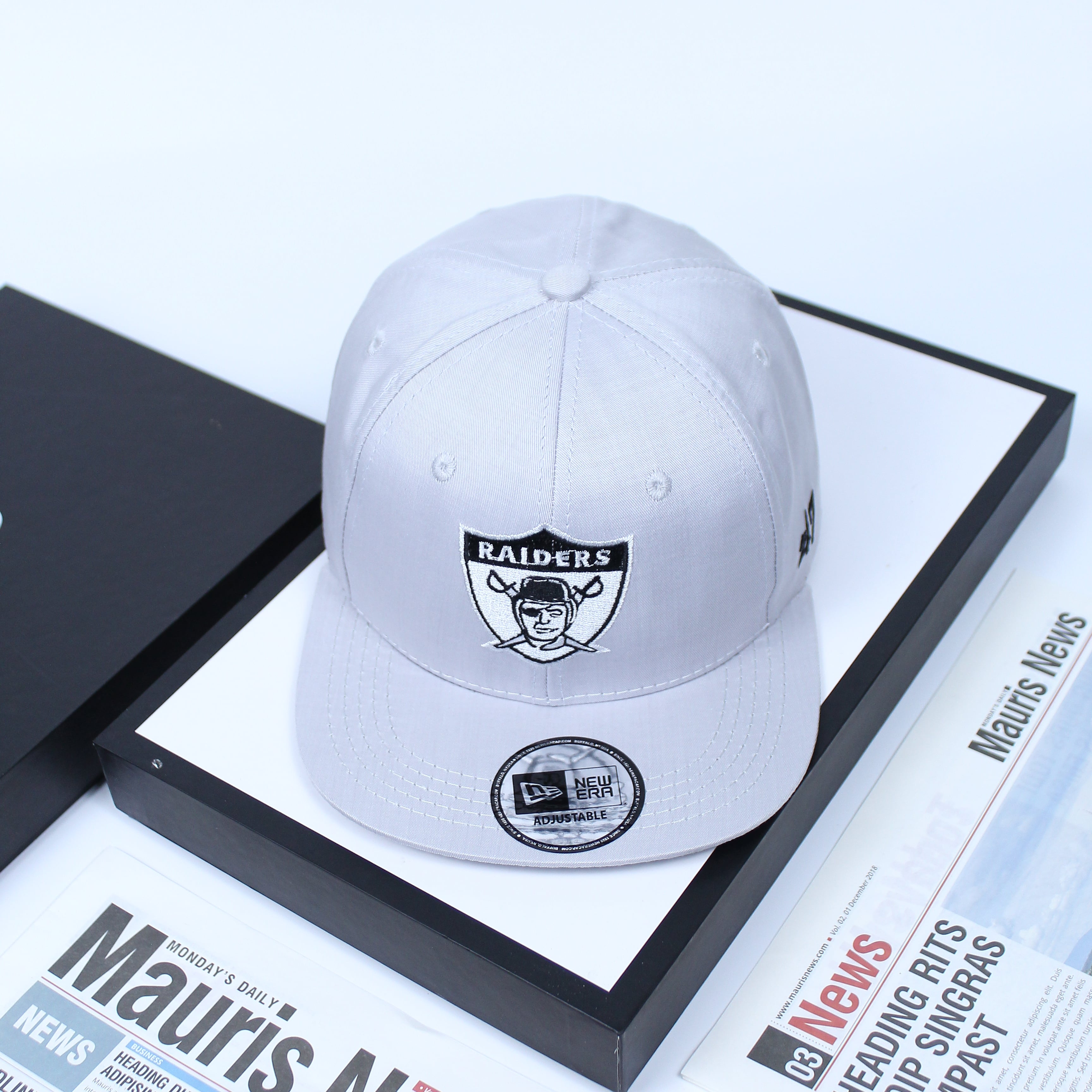 Mũ Nón Snapback Raider Xám- M95