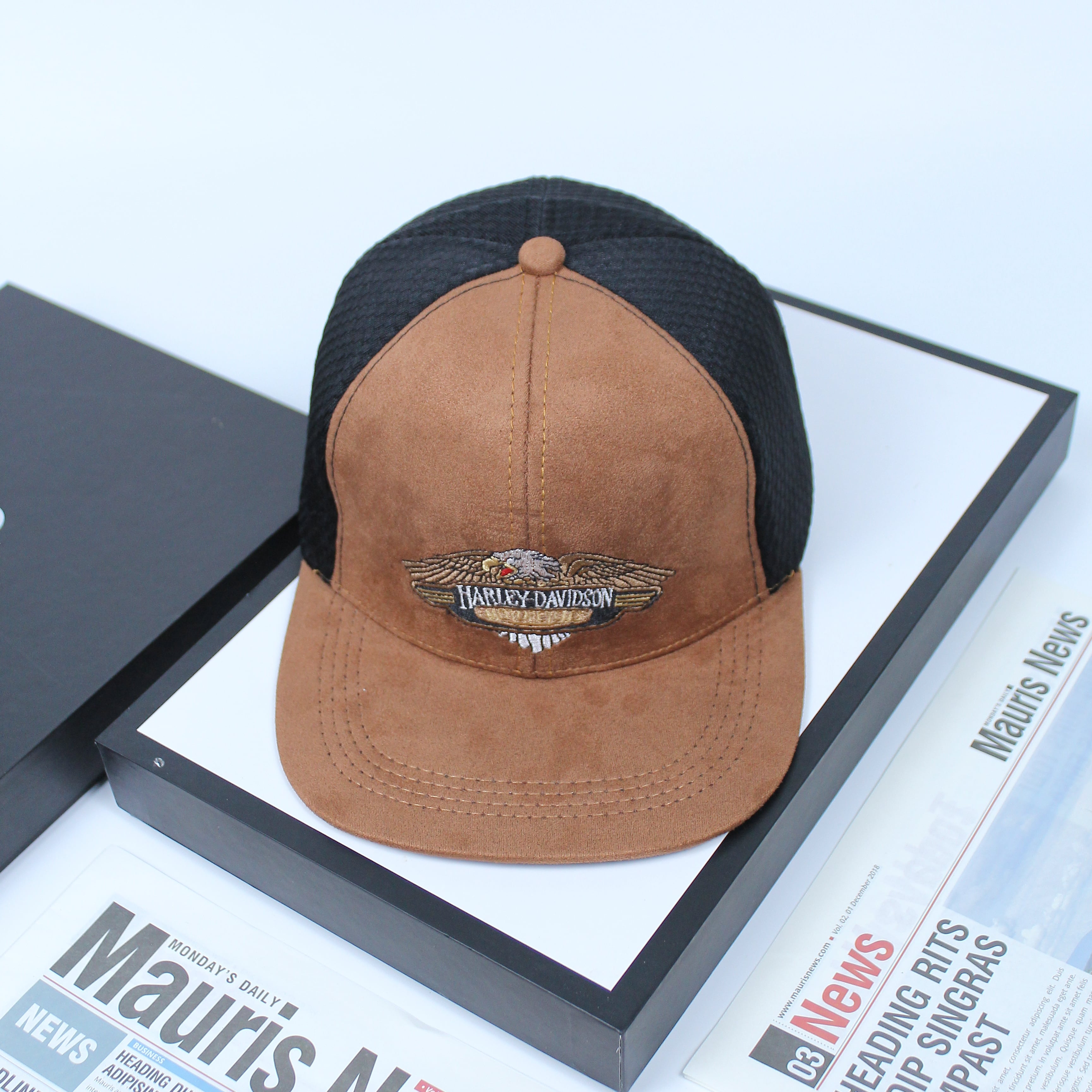 Nón Snapback Harley Nâu- M92