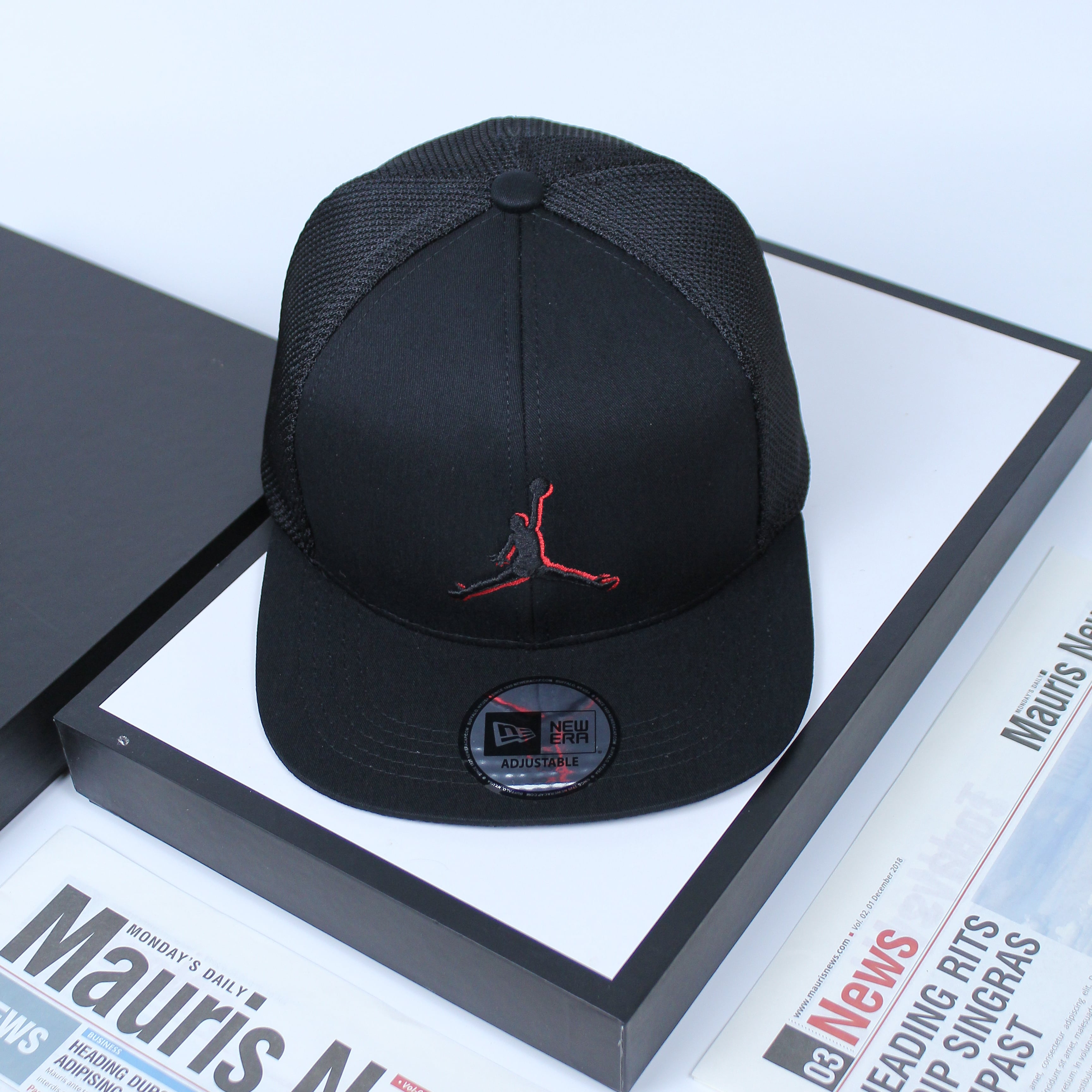 Nón Snapback Jor.dan Đen- M93