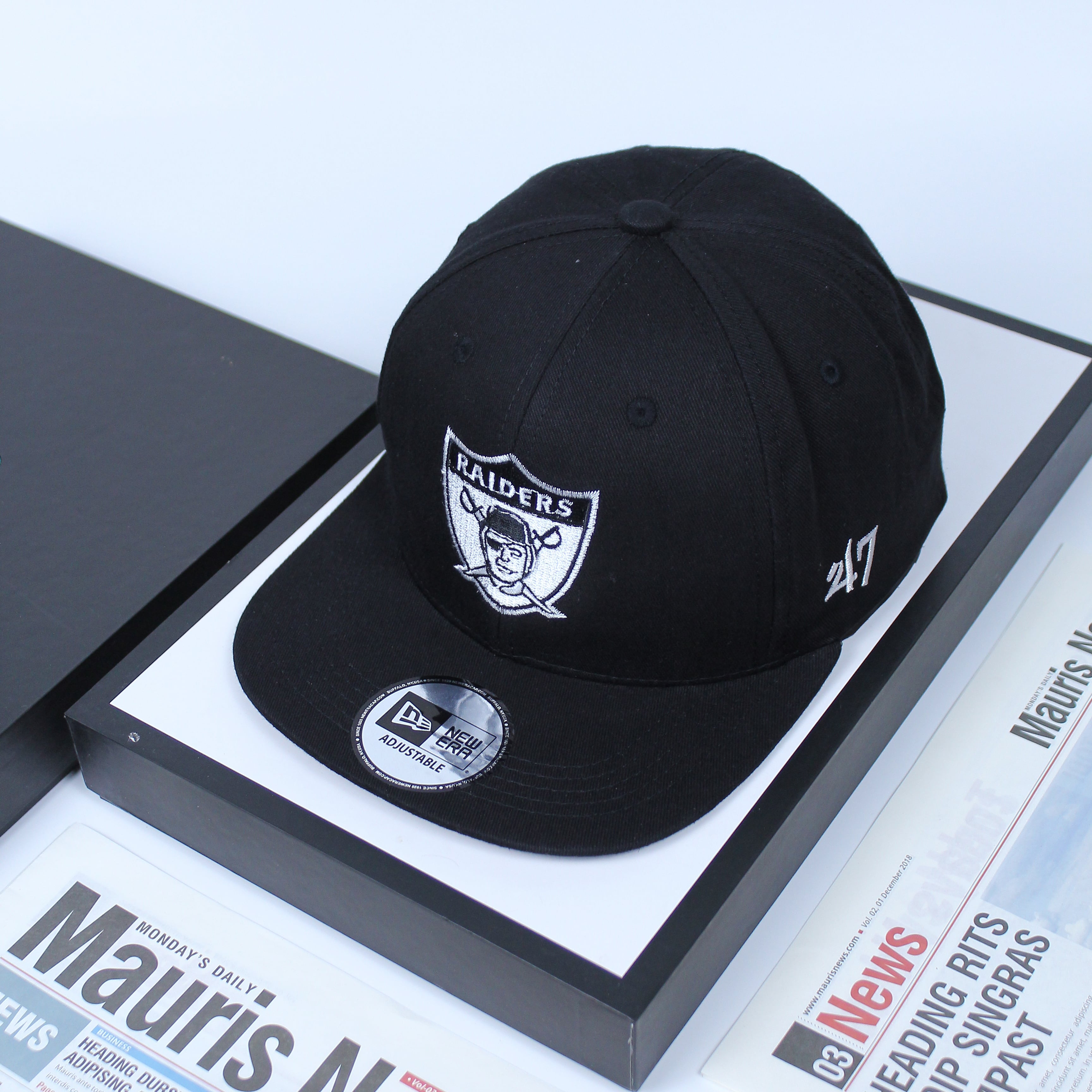 Mũ Nón Snapback Raider Đen- M96