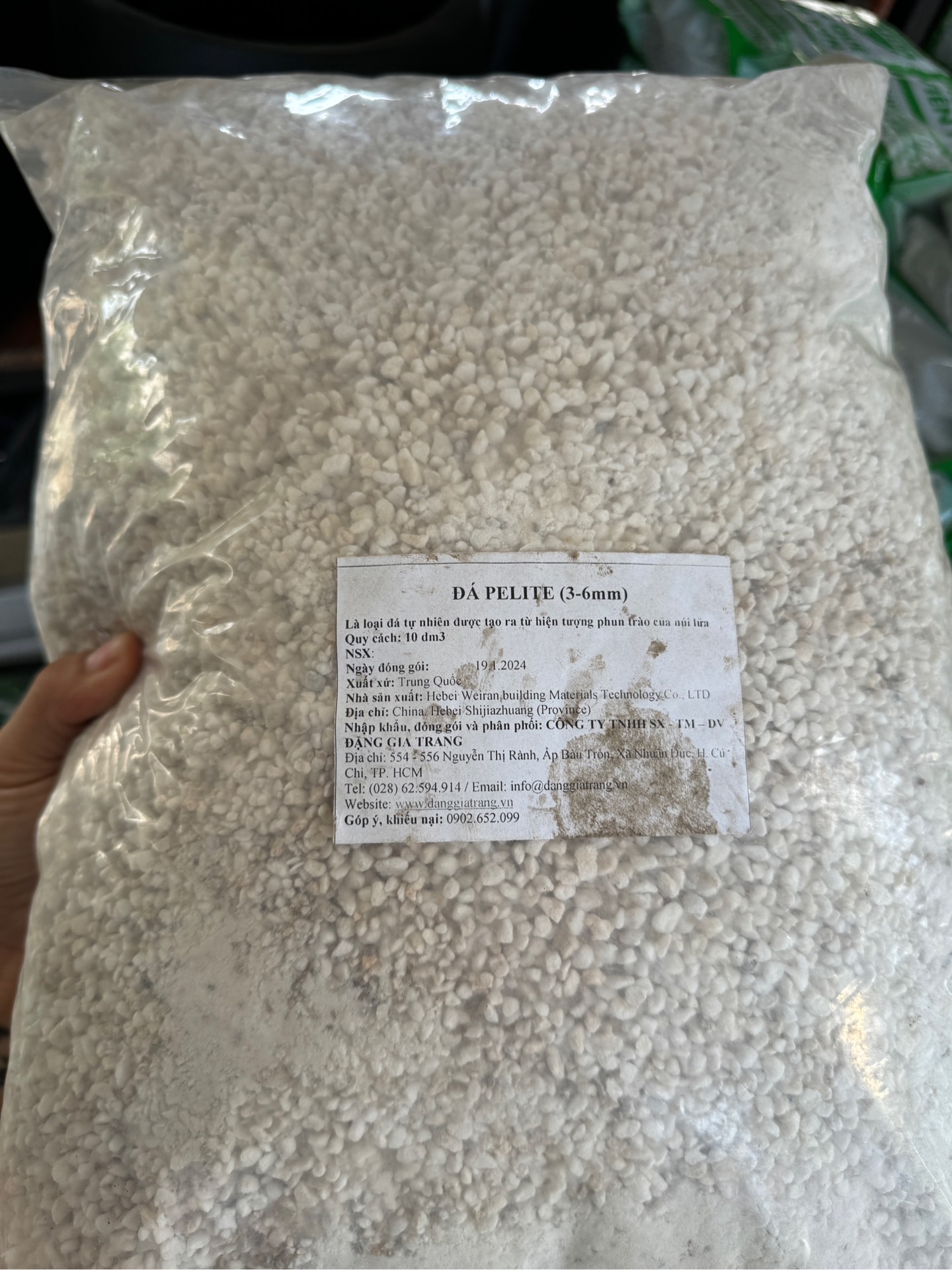 Đá Perlite 5 lít - 10 lít