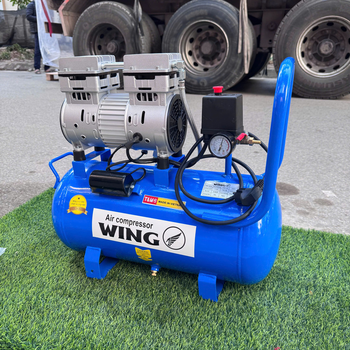 Máy Nén Khí Không Dầu 1HP 30L Wing TW-OF750-30L