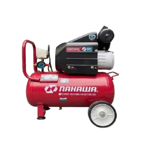 Máy Nén Khí Đầu Liền 2 Tụ Nakawa 2.5HP NK-2T2530E 30L