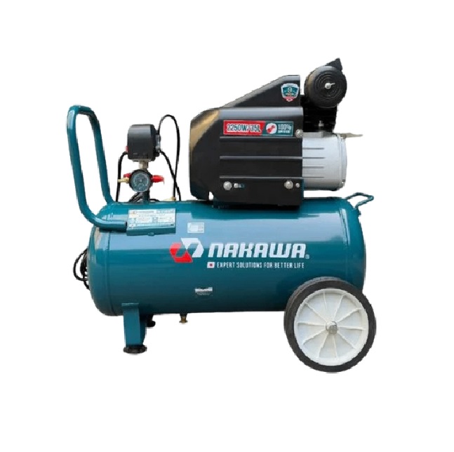 Máy Nén Khí Đầu Liền 2 Tụ Nakawa 3HP NK-2T3035PRO 35L