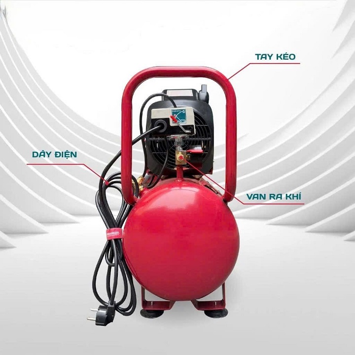 Máy Nén Khí Đầu Liền 2 Tụ Nakawa 2.5HP NK-2T2530E 30L