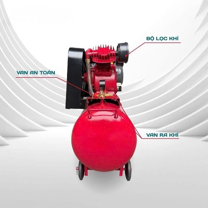 Máy Nén Khí Dây Đai Nakawa 1HP NK-1060PRO 60L