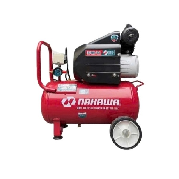 Máy Nén Khí Đầu Liền 2 Tụ Nakawa 3HP NK-2T3035E 35L