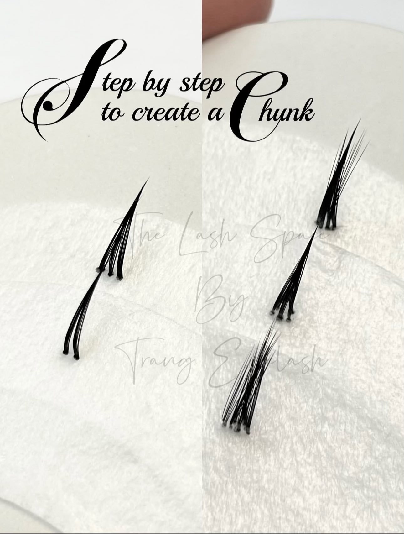 Hướng Dẫn Chi Tiết: Cách Tạo Chóp Anime Trong Kỹ Thuật Nối Mi Douyin/ Step by step to create a chunk