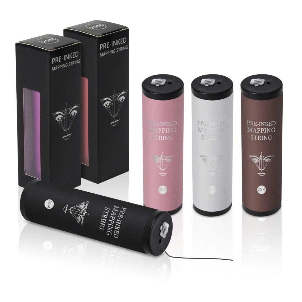 Cuộn Chỉ Đo Lông Mày, chỉ vẽ chân mày có mực màu trắng