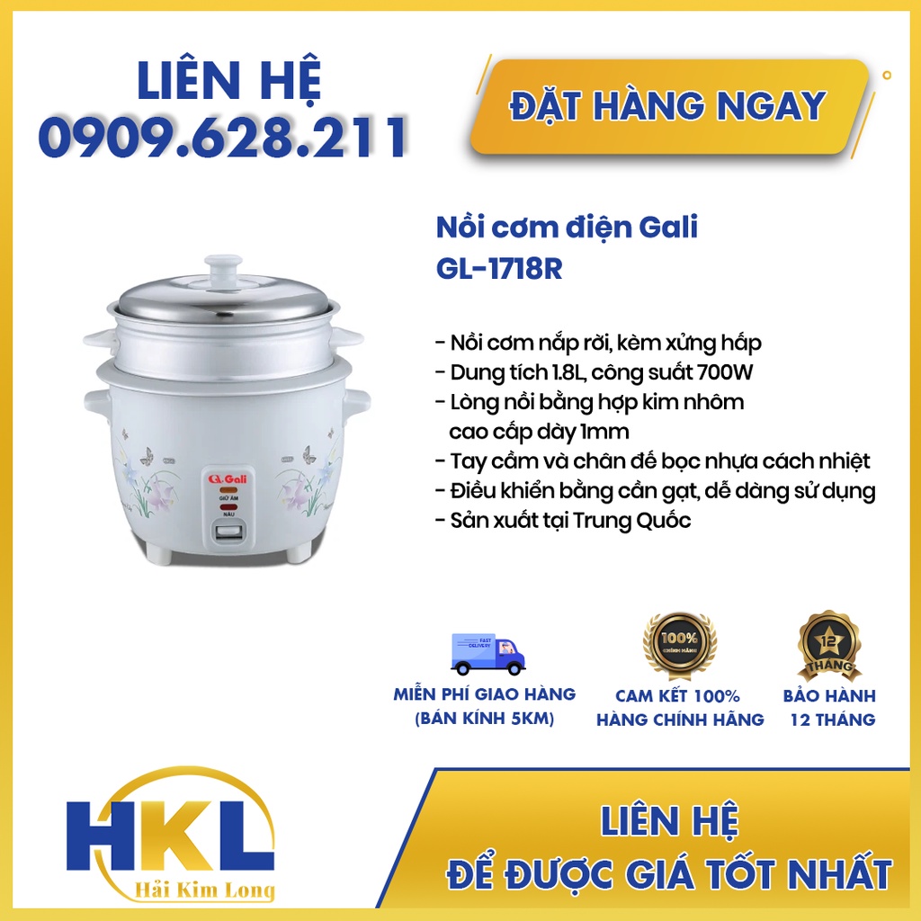 Nồi cơm điện Gali GL-1718R