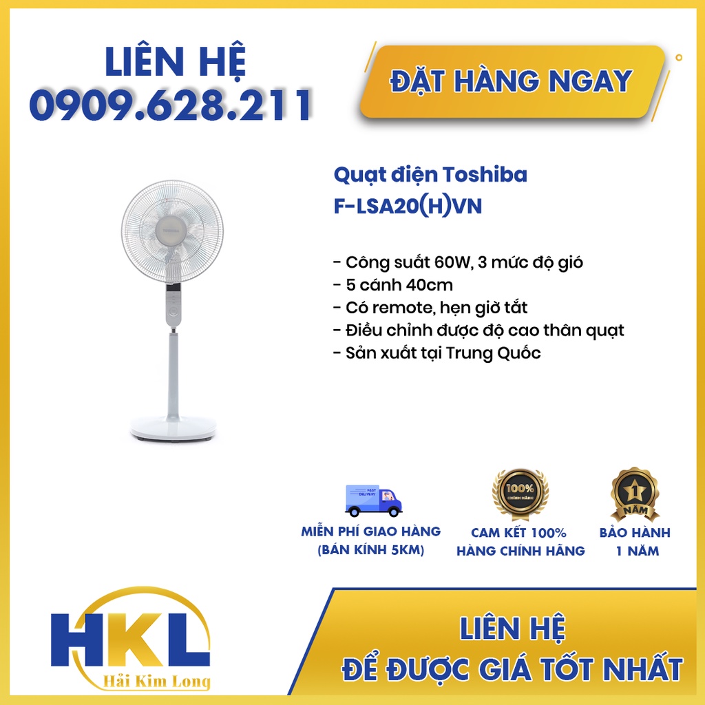 Quạt điện Toshiba F-LSA20(H)VN