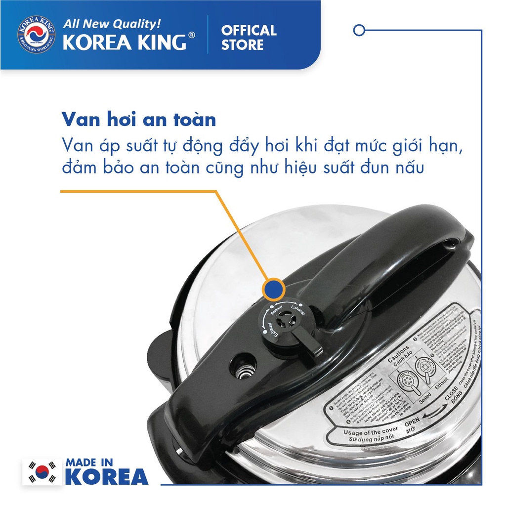 Nồi áp suất điện Korea King PEPC-60STSN