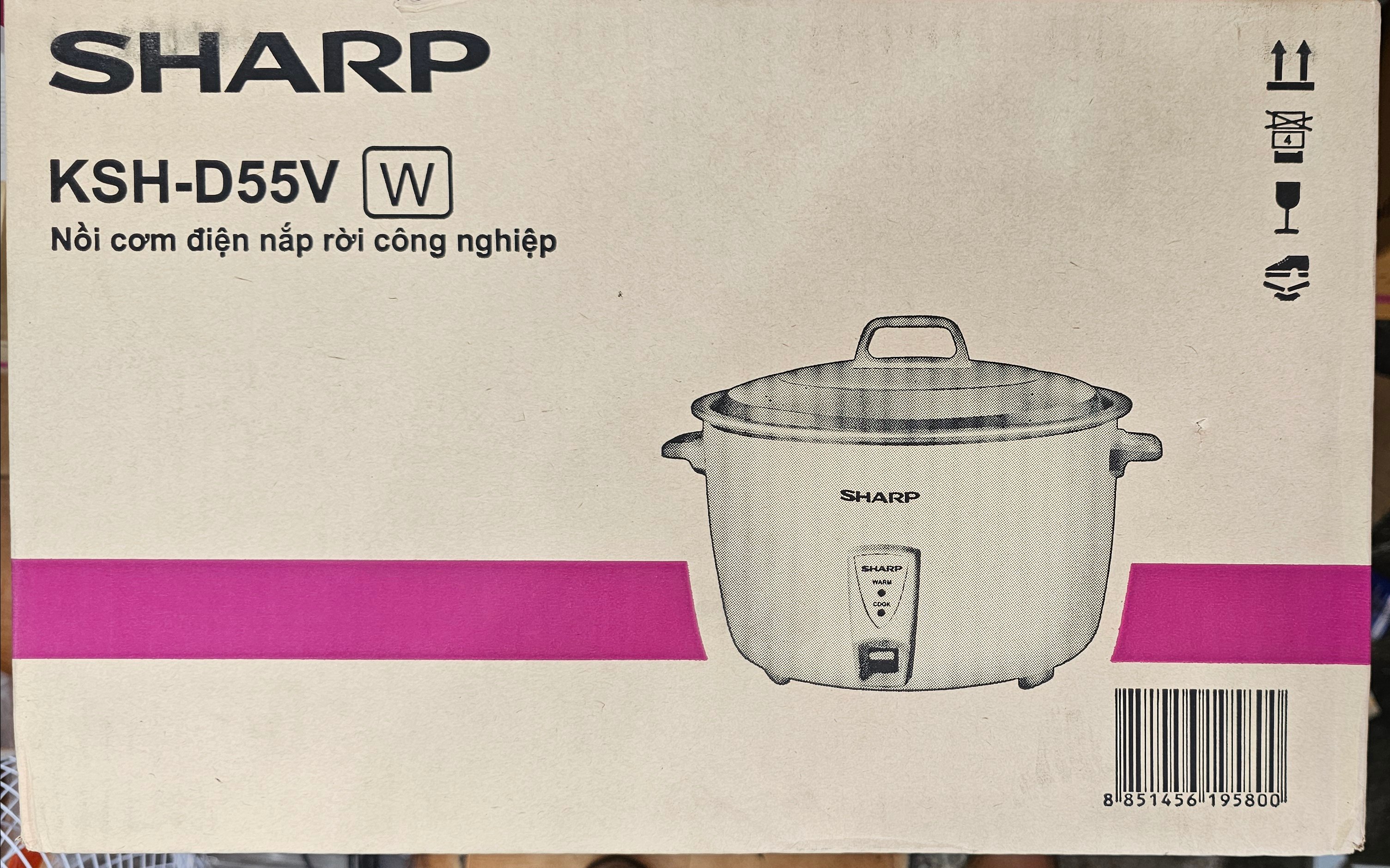 Nồi cơm điện nắp rời KSH-D55V