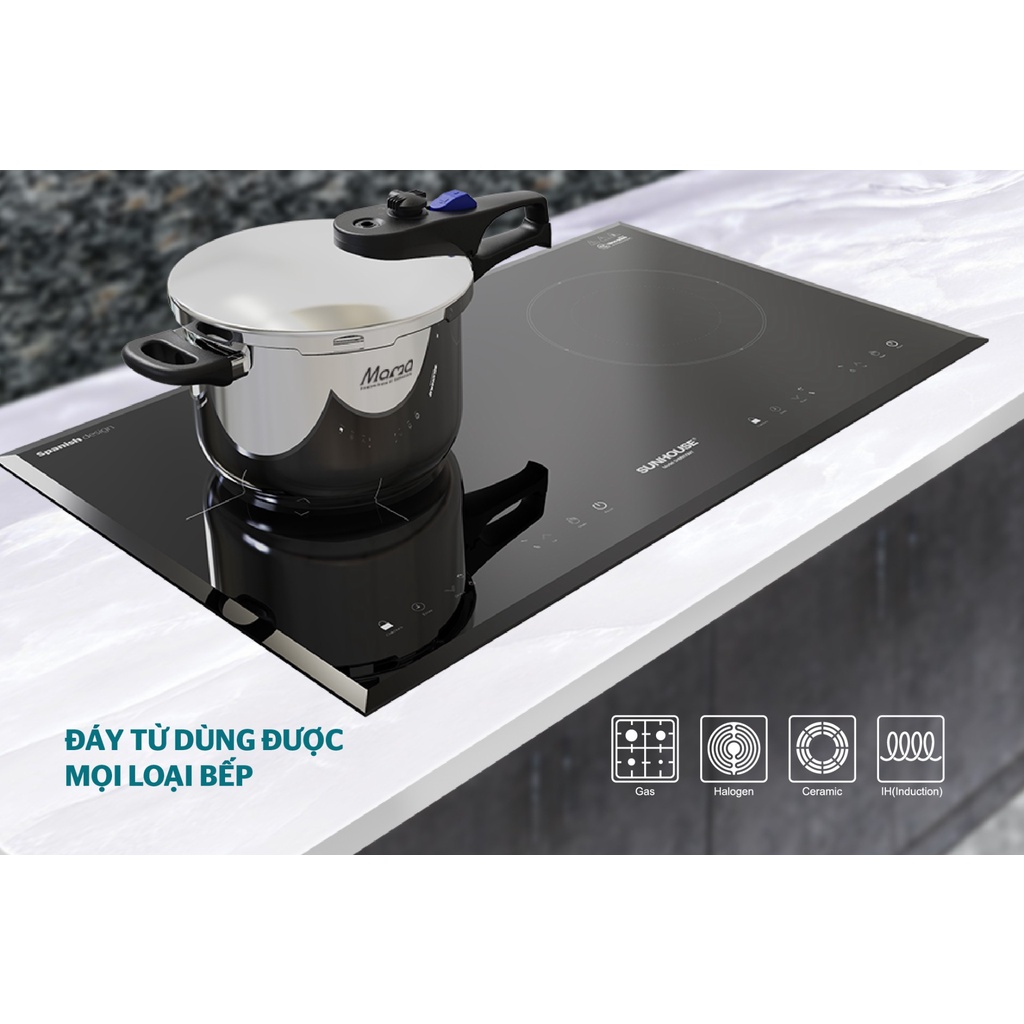 Nồi áp suất inox 304 SUNHOUSE MAMA SHG9906M1