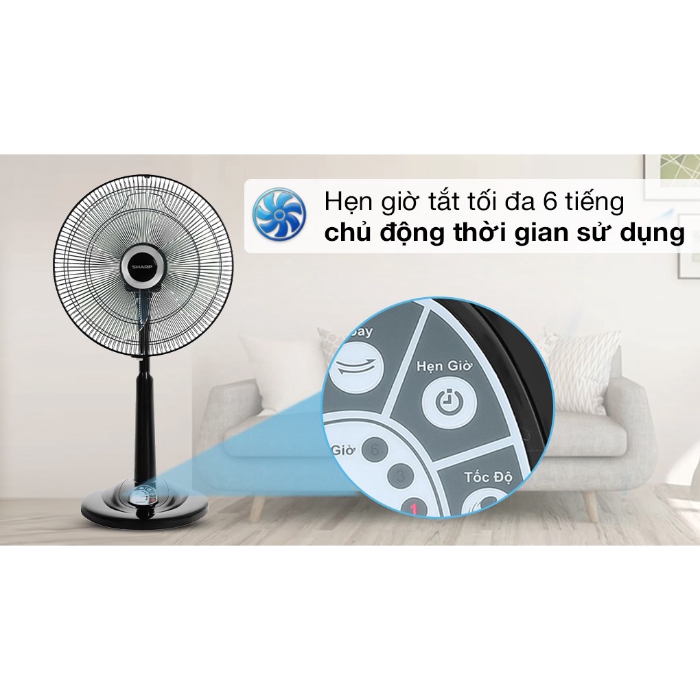 Quạt lửng Sharp PJ-L40RV-DG
