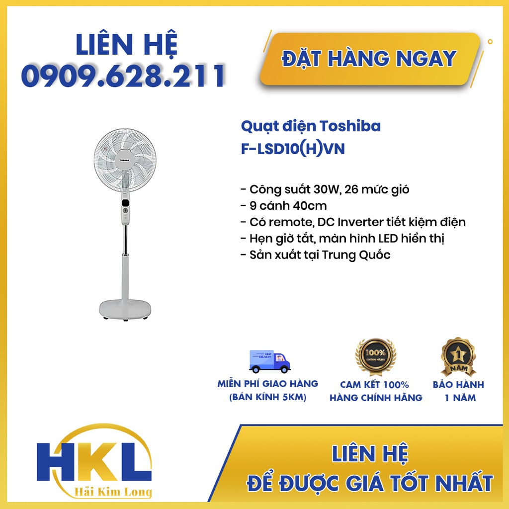 Quạt điện Toshiba F-LSD10(H)VN