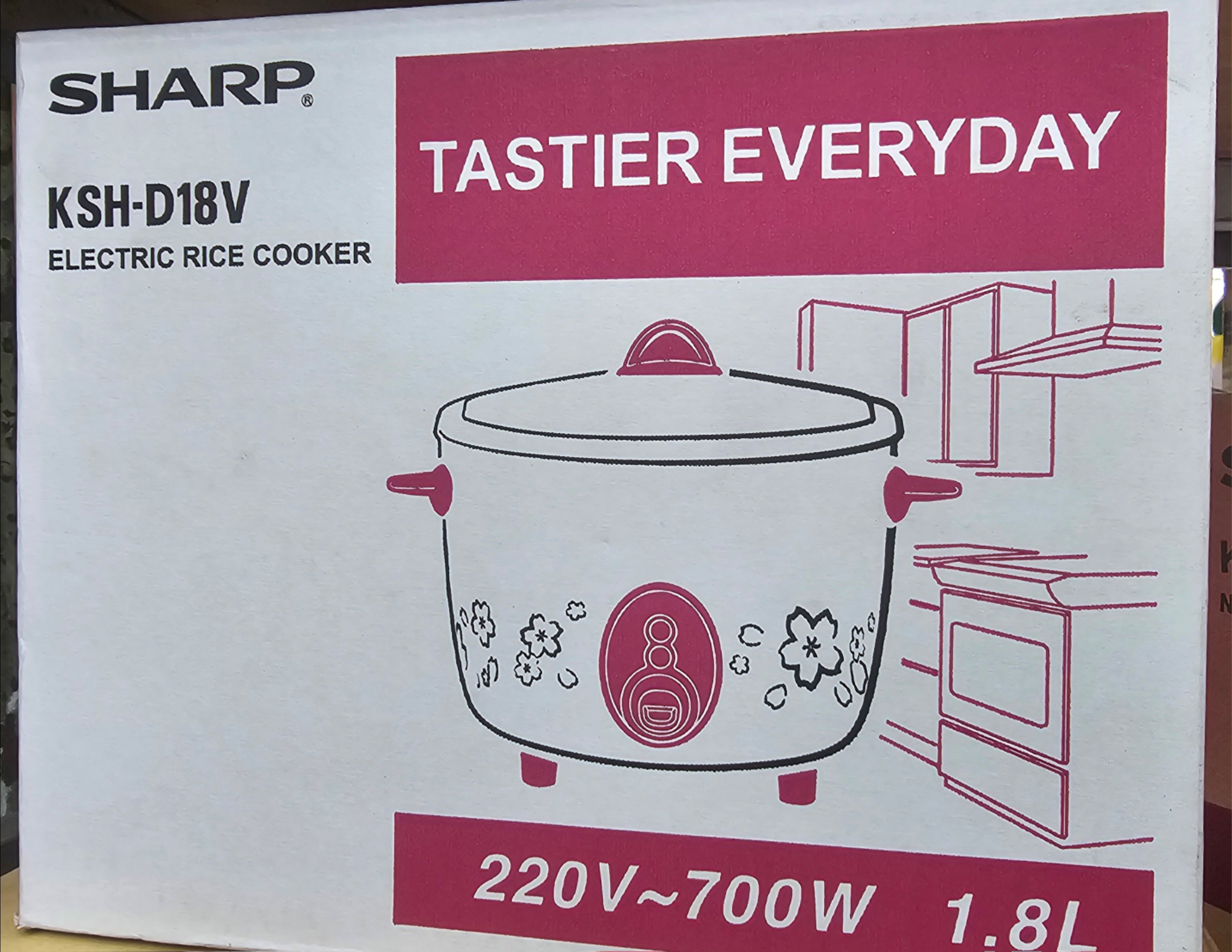 Nồi cơm điện nắp rời KSH-D18V