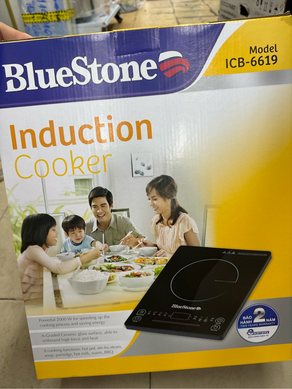 Bếp điện từ Bluestone ICB-6619