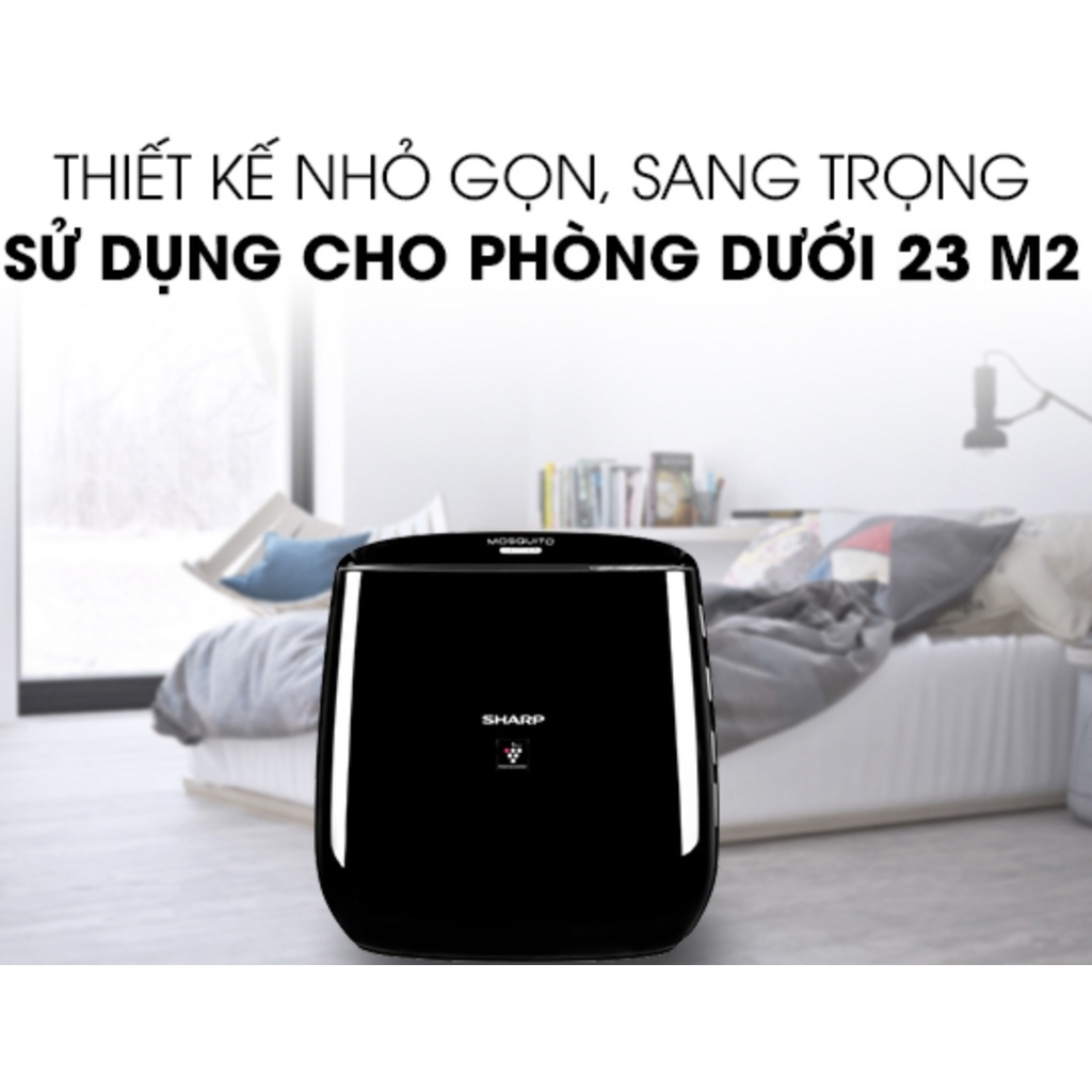 Máy lọc không khí Sharp FP-JM30V-B,hàng chính hãng, bảo hành 1 năm,chức năng bắt muỗi,mới 100%