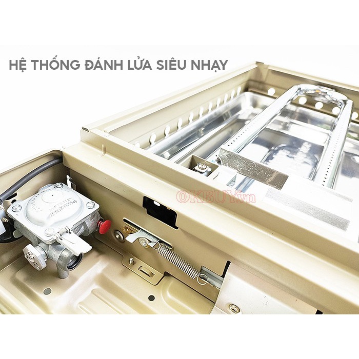 Bếp nướng gas hồng ngoại Namilux GM2220PS - Hàng chính hãng