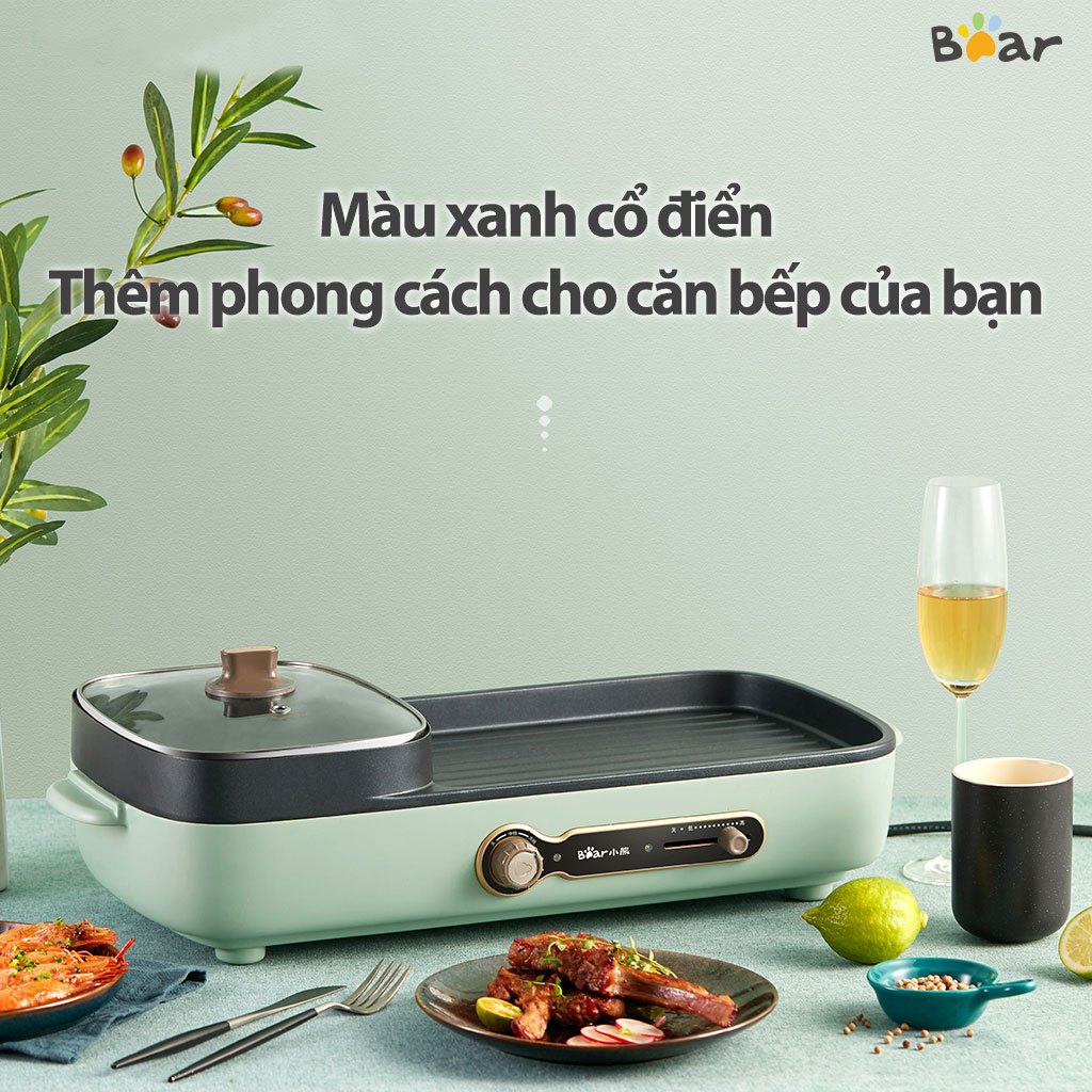 Bếp lẩu nướng đa năng Bear DKL-C15G1