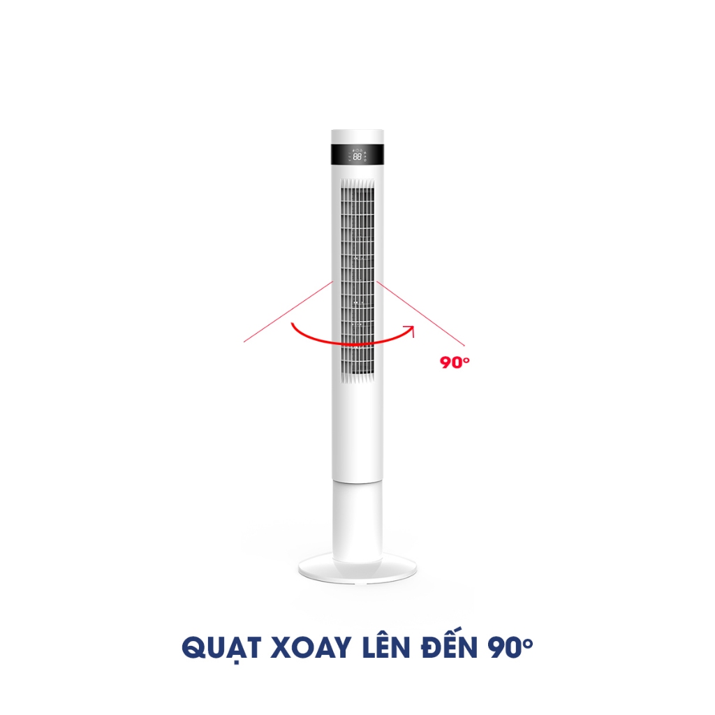 QUẠT THÁP PANWORLD PW-8207W - MÀU TRẮNG