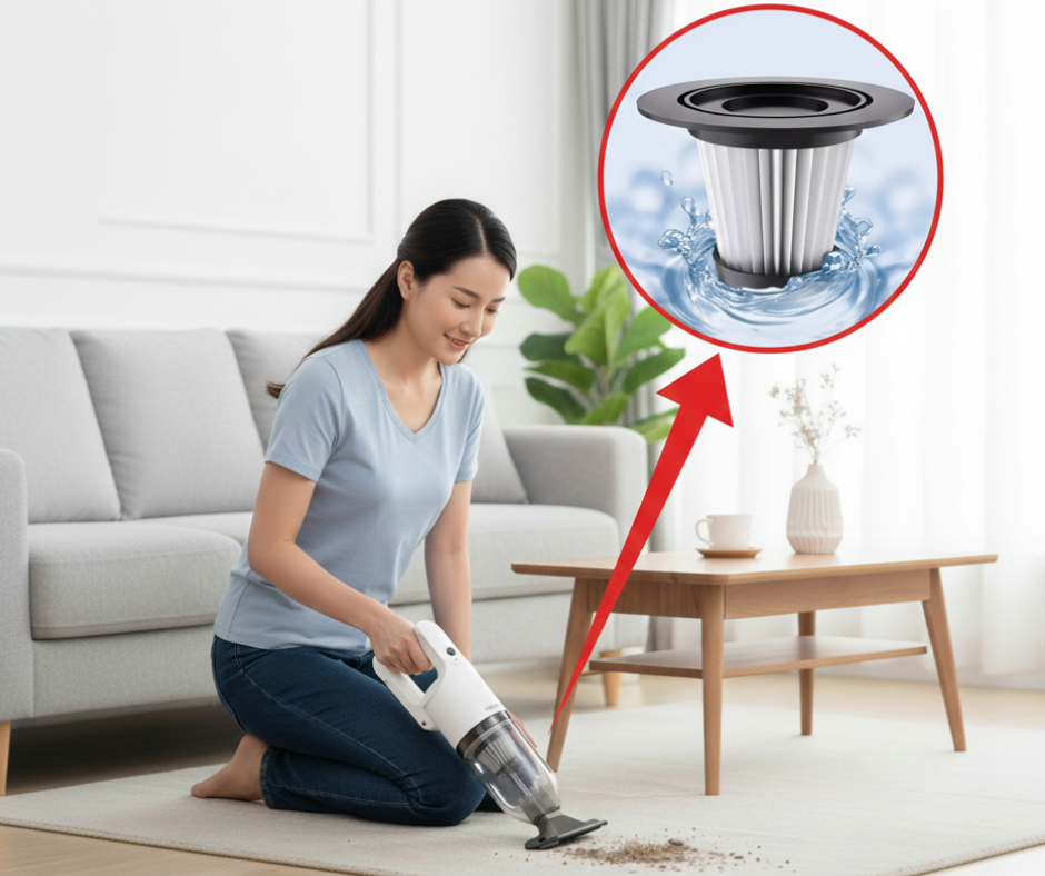 Bộ Lọc HEPA Trên Fujihome VC01: Sự Khác Biệt Tạo Nên Chất Lượng Không Khí Tinh Khiết
