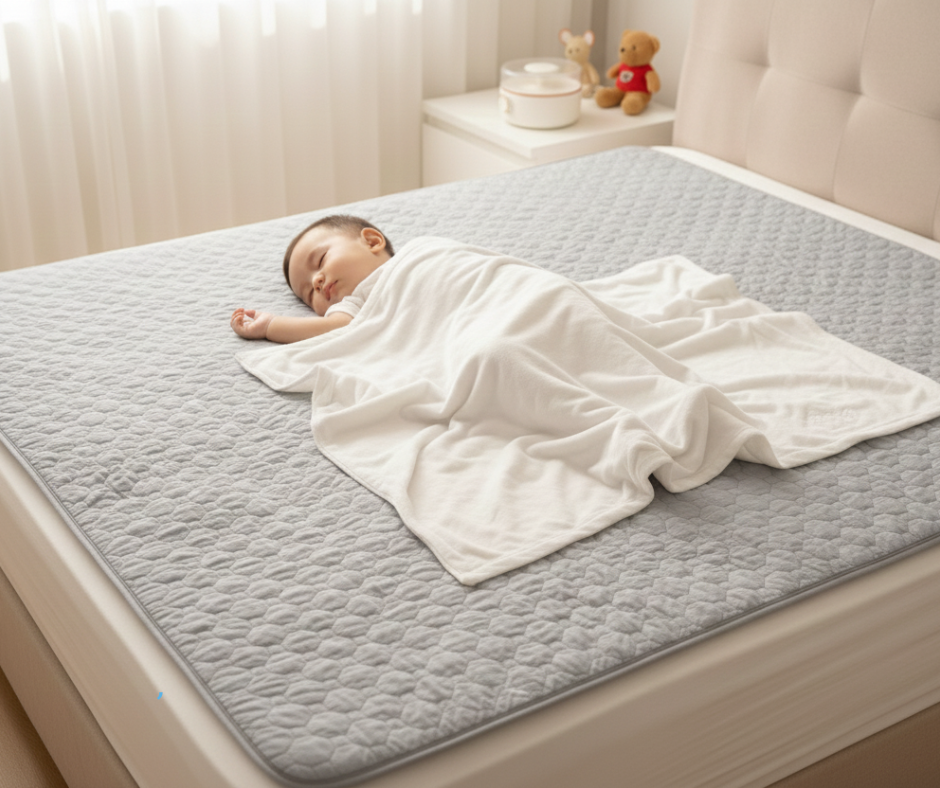 Bí quyết giúp trẻ ngủ ngon, không lo khô họng mùa đông với chăn điện nước Fujihome: Lựa chọn thông minh cho sức khỏe gia đình