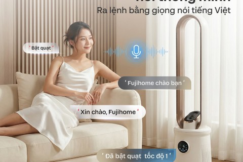 Quạt Thông Minh Fujihome: Công Nghệ Nhận Diện Giọng Nói Tiếng Việt Offline Thế Hệ Mới