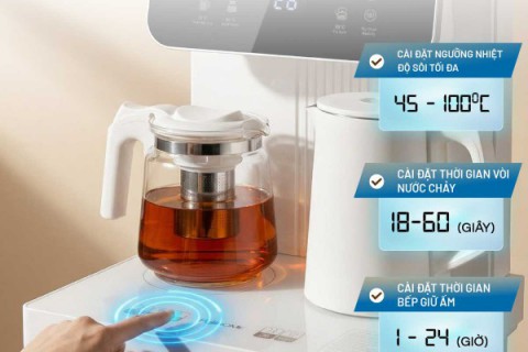 Fujihome TB237N – Bàn Trà Thông Minh Tích Hợp Cây Nước Nóng Lạnh Cho Gia Đình Hiện Đại