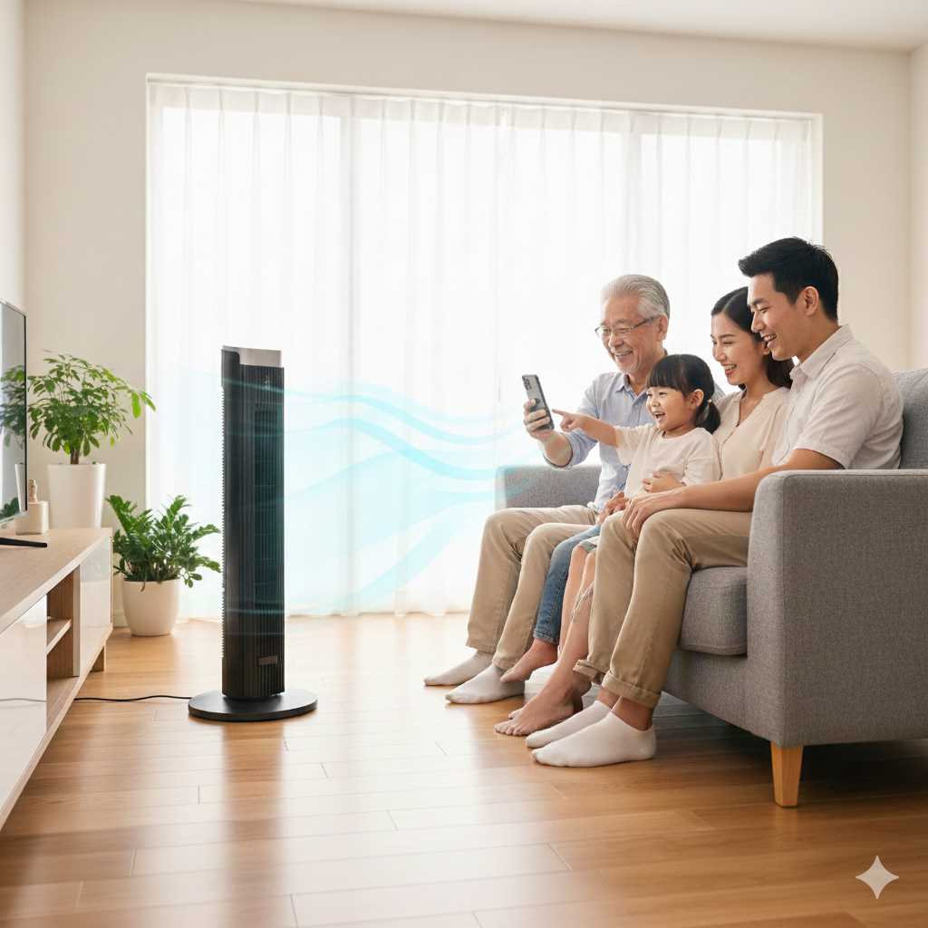 Fujihome SmartWind: Khi Công Nghệ Làm Mát Được Nâng Lên Tầm Nghệ Thuật Sống