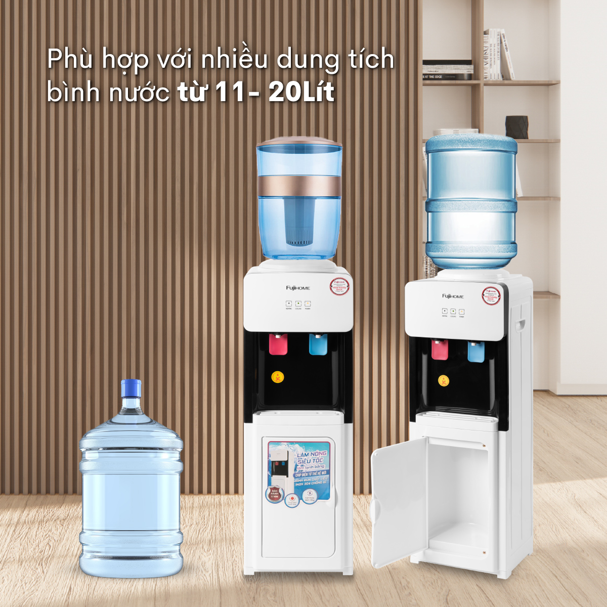 Cây nước nóng lạnh FUJIHOME WD2002E