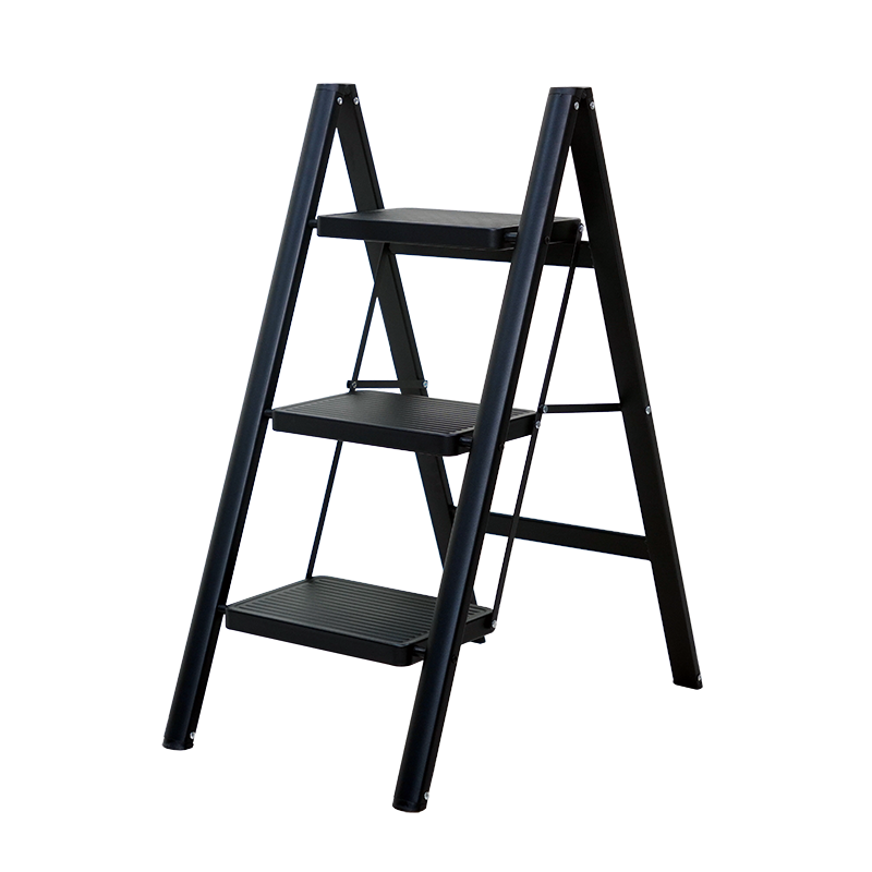 Thang ghế gấp gọn thông minh 3 bậc Fujihome SL103B (Black)