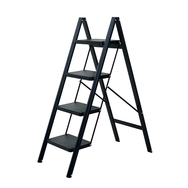 Thang ghế gấp gọn thông minh 4 bậc Fujihome SL104B (Black )