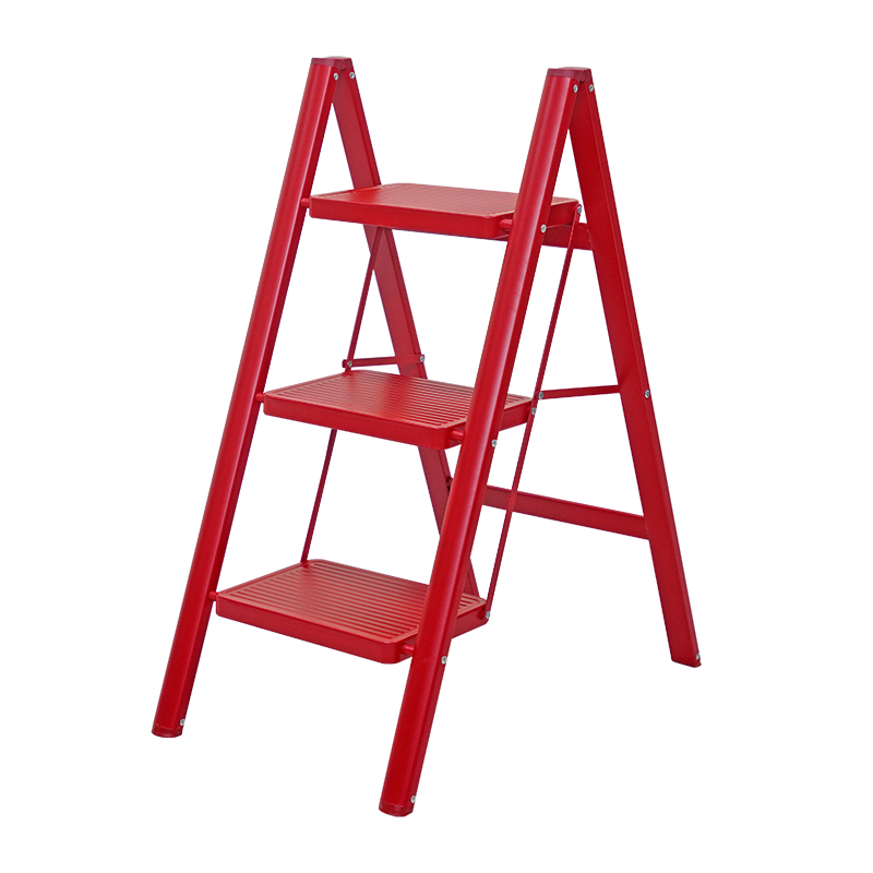 Thang ghế gấp gọn thông minh 3 bậc Fujihome SL103R (Red )