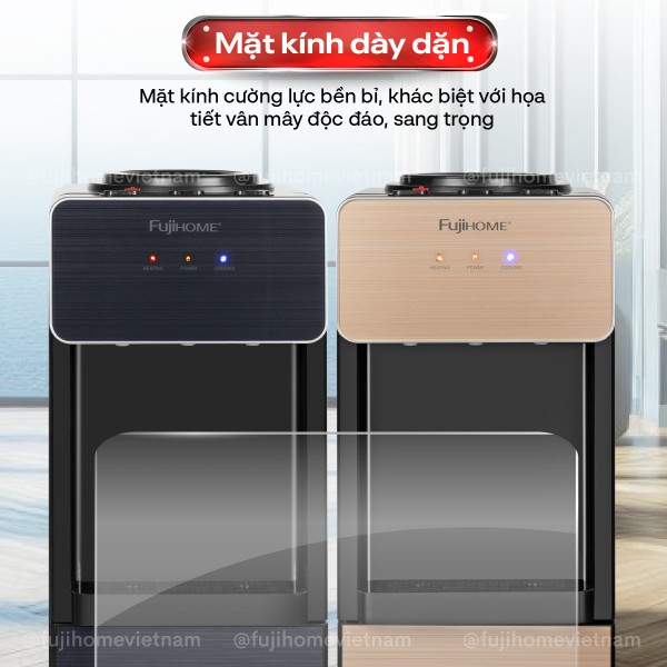 Cây nước nóng lạnh Fujihome WD675C-B (Đen)
