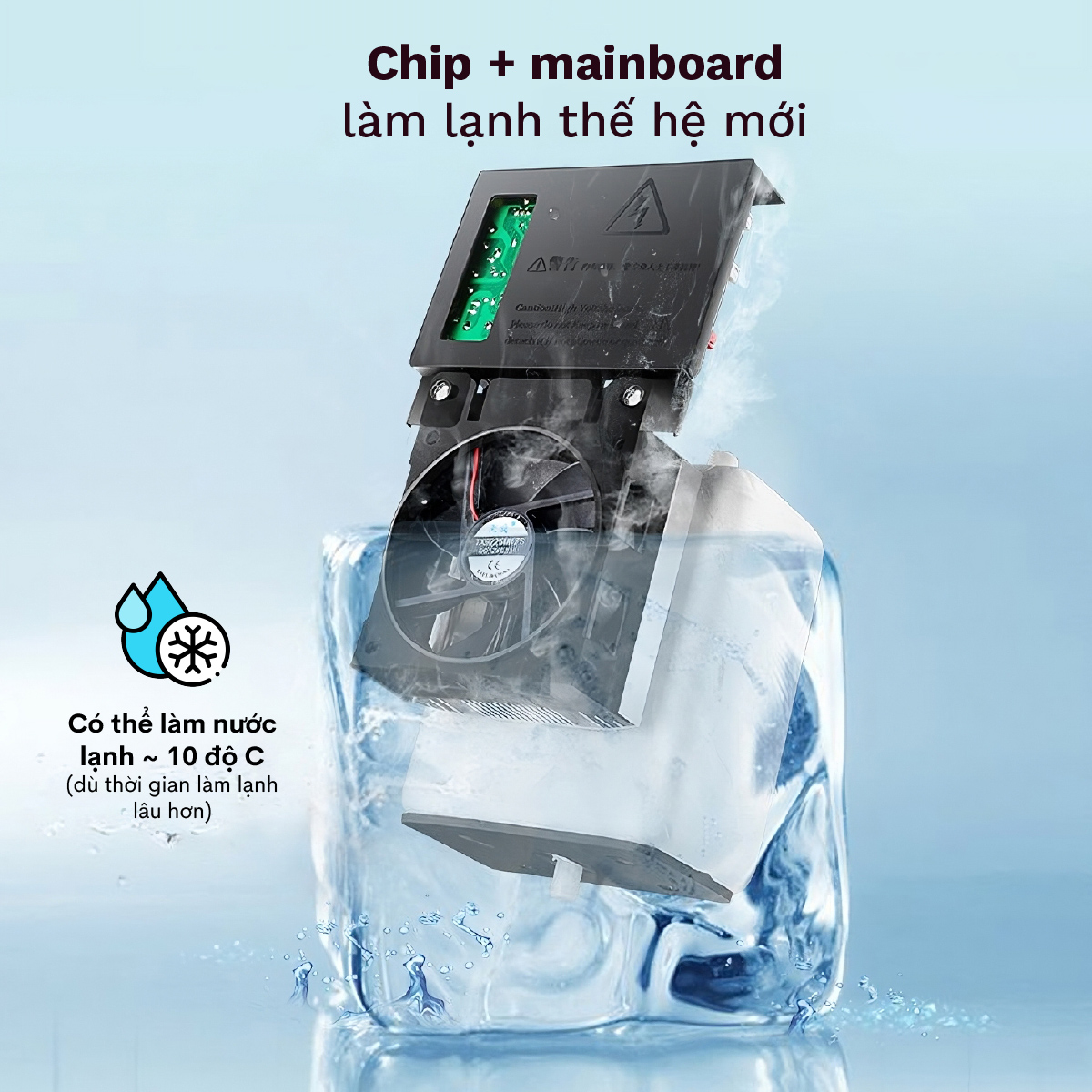 Cây nước nóng lạnh bình âm cao cấp Fujihome WD606ES