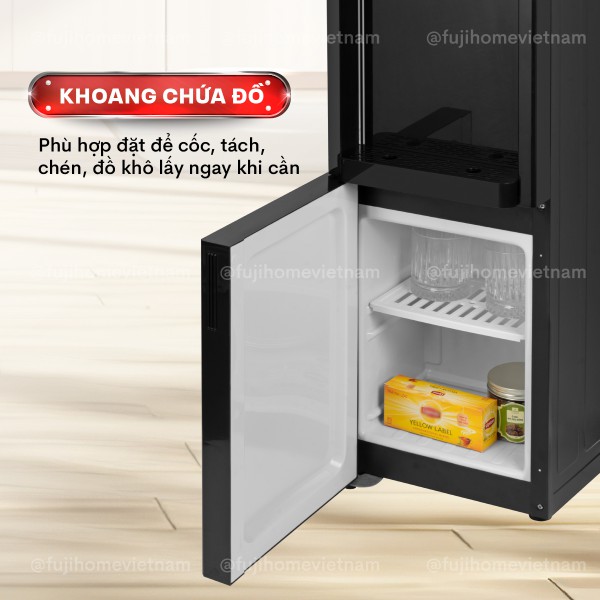 Cây nước nóng lạnh Fujihome WD675C-B (Đen)