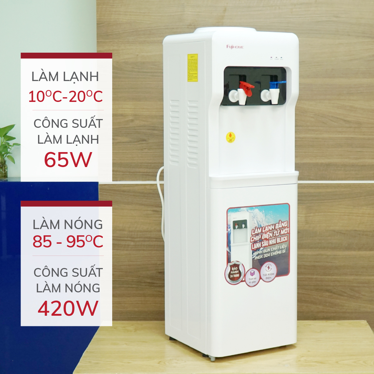 Cây nước nóng lạnh Fujihome WD5320E