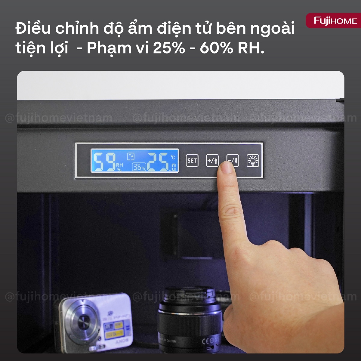 Tủ chống ẩm Fujihome DC-70E