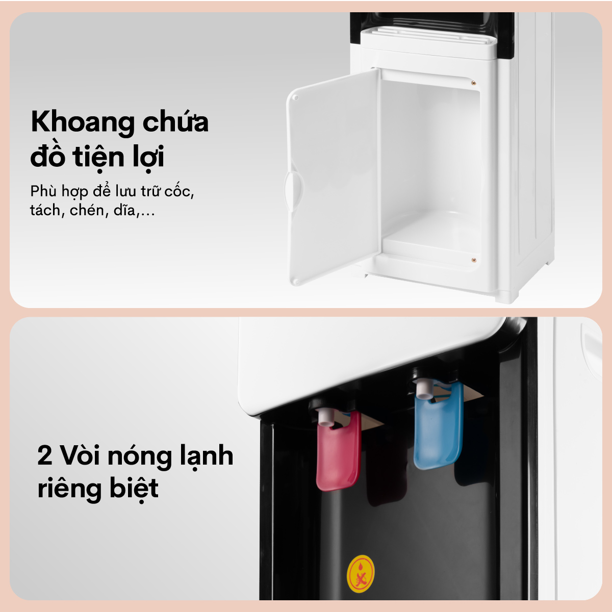 Cây nước nóng lạnh FUJIHOME WD2002E