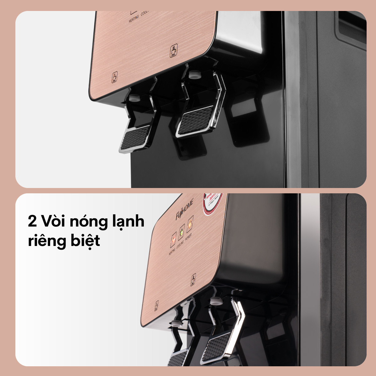 Cây nước nóng lạnh để bàn mini FUJIHOME WD03E