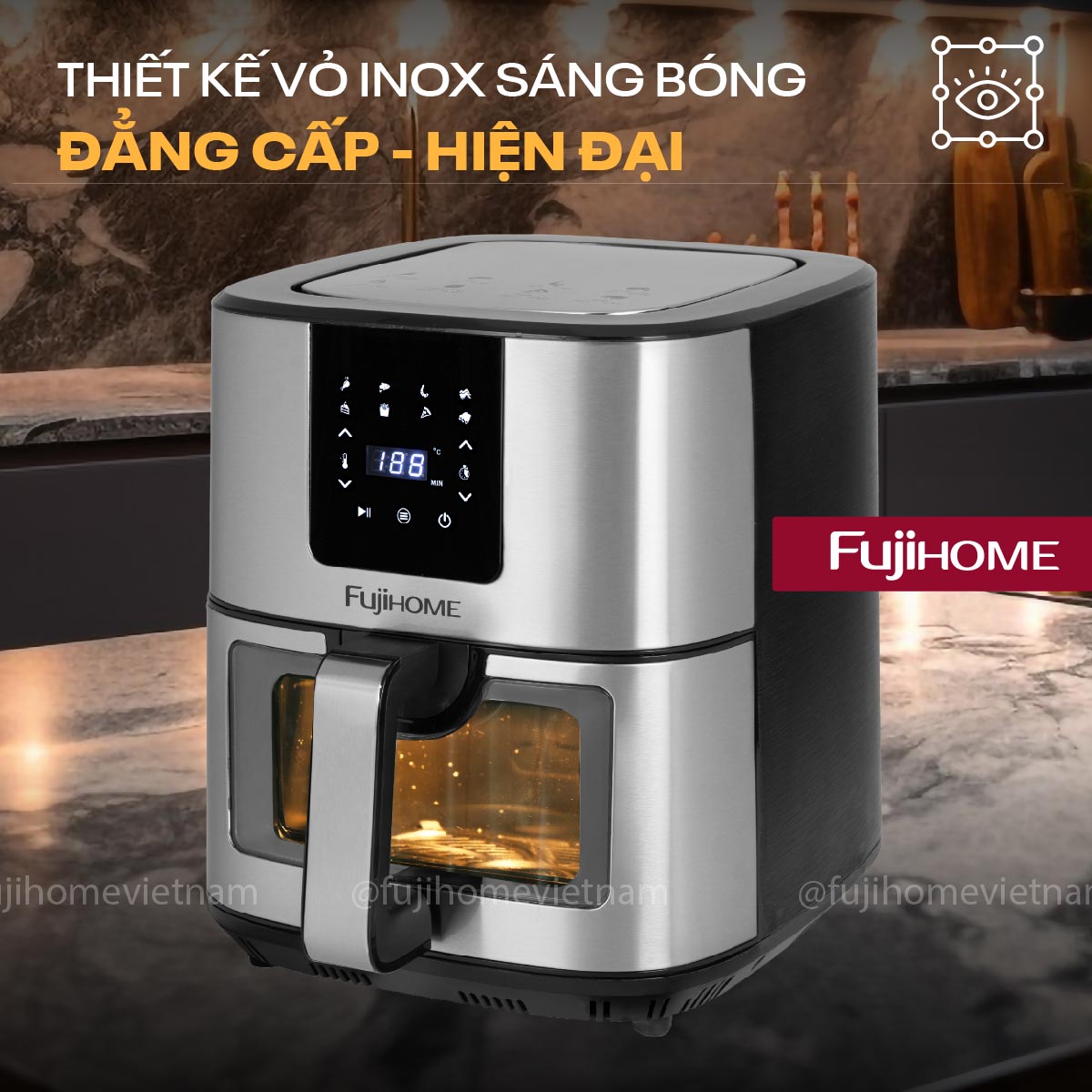 Nồi chiên không dầu Fujihome A10DG