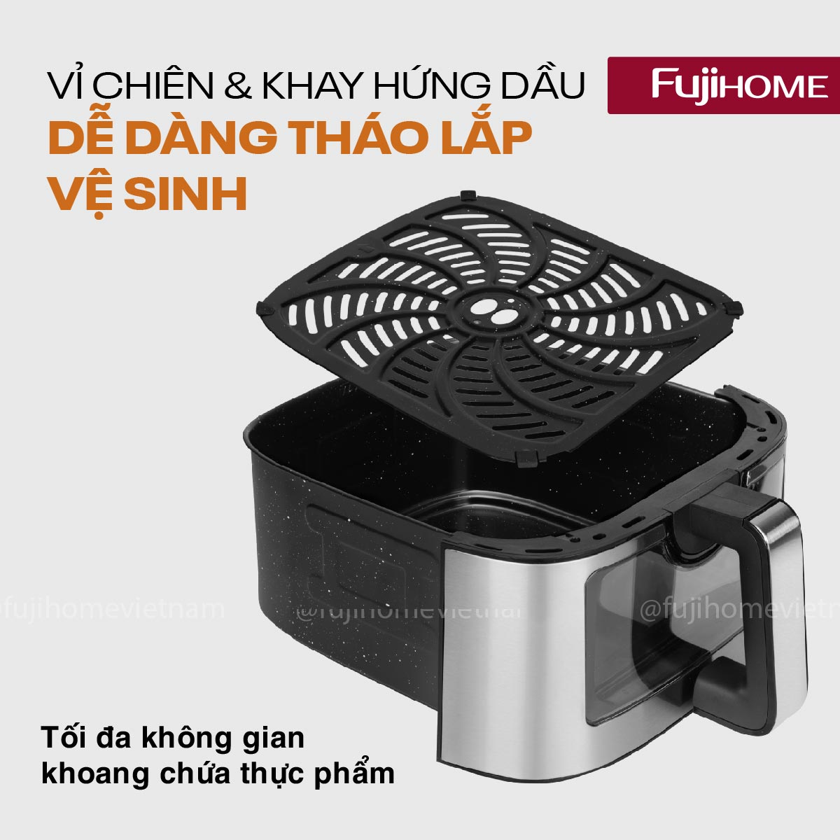 Nồi chiên không dầu Fujihome A10DG