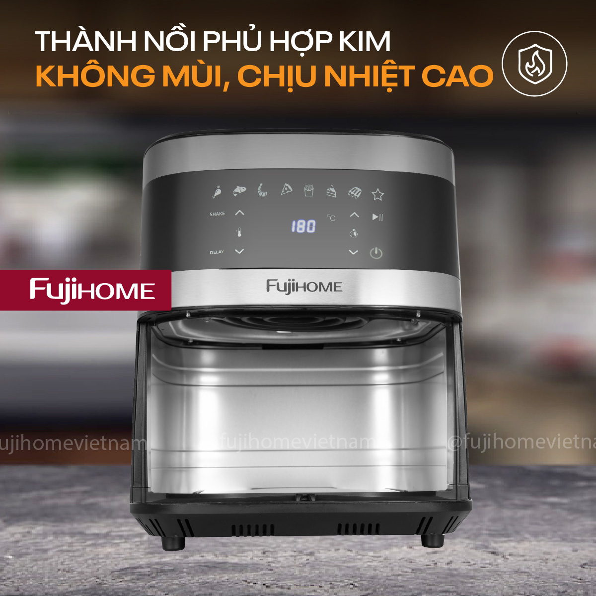 Nồi chiên không dầu Fujihome A10DG2