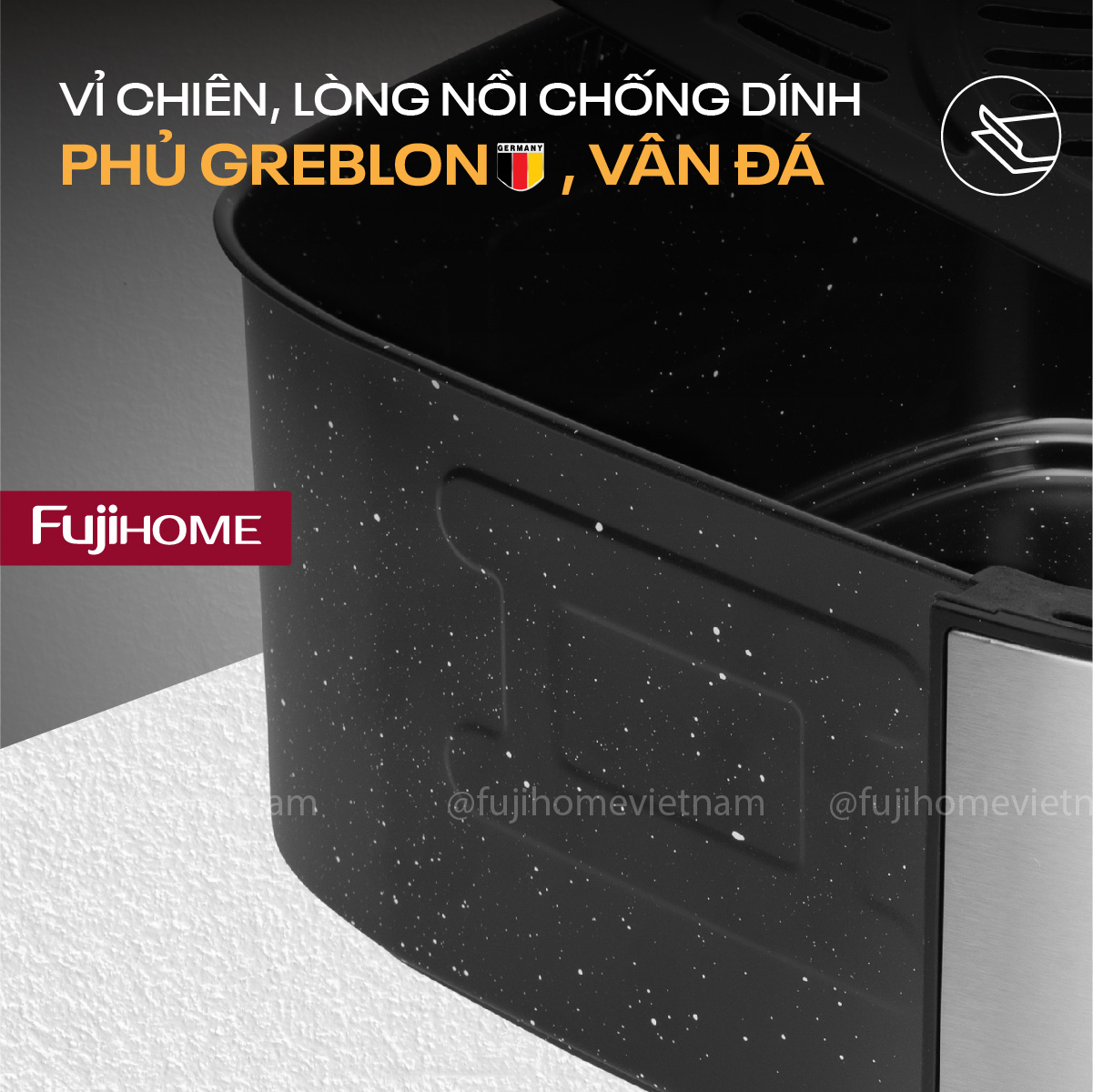 Nồi chiên không dầu Fujihome A10DG2