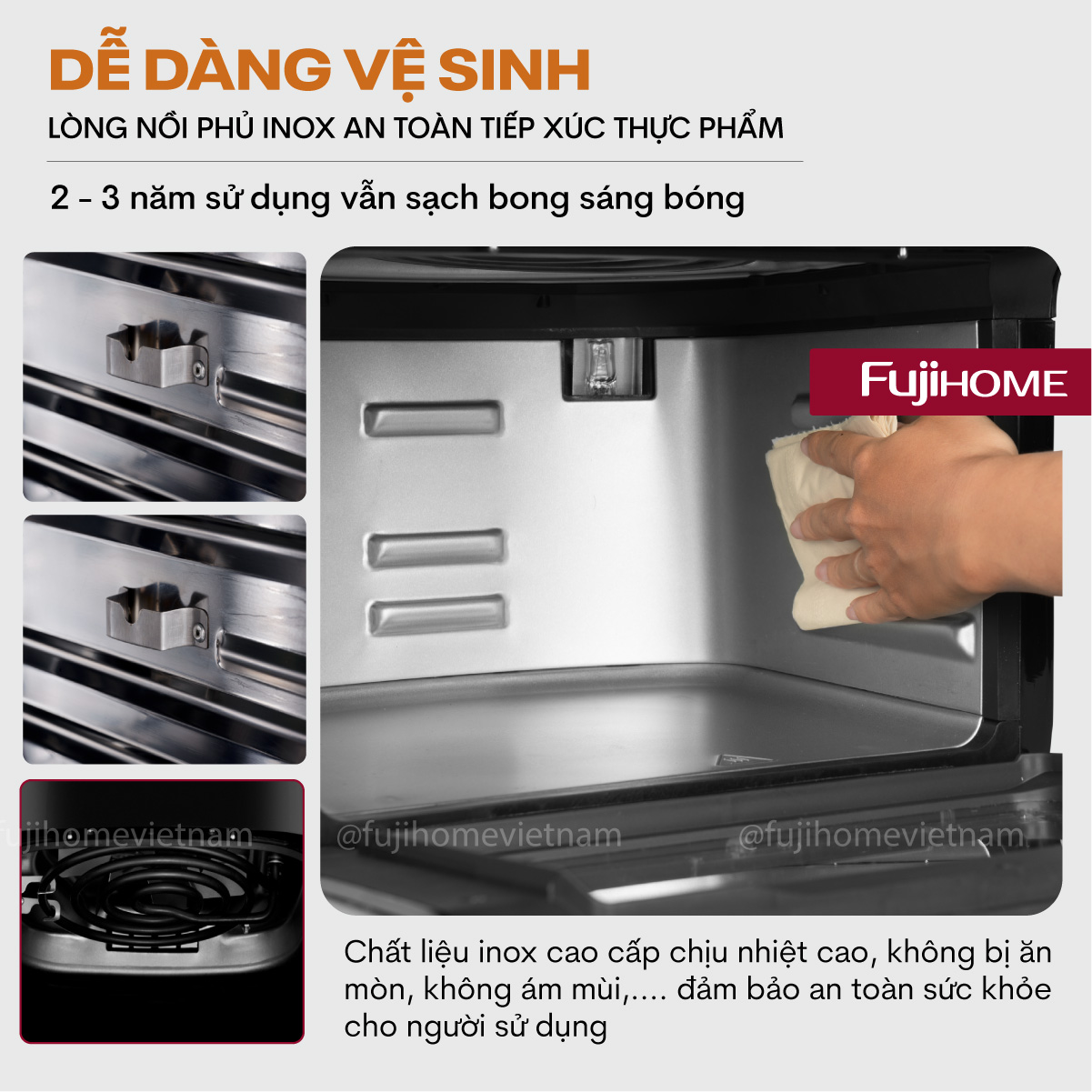 Nồi chiên không dầu Fujihome A12DB