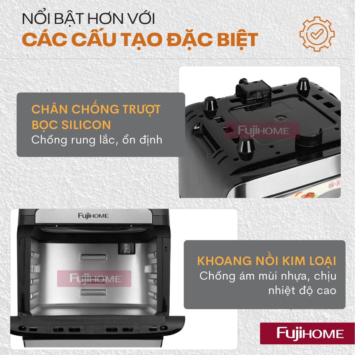 Nồi chiên không dầu Fujihome A12DB