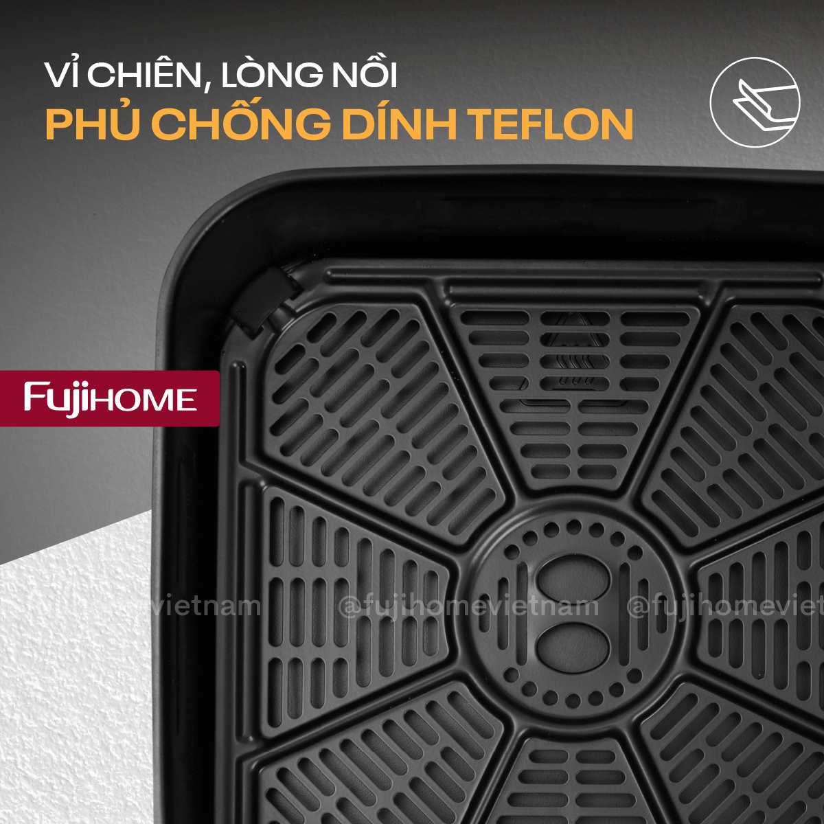 Nồi chiên không dầu Fujihome A8DG2